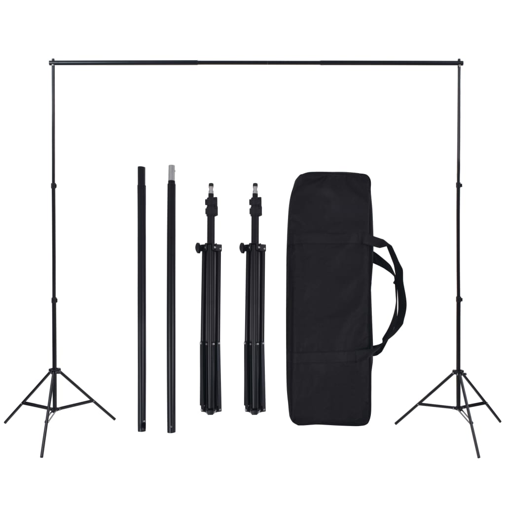 Fotostudioset Met 5 Achtergronden En Verstelbaar Frame