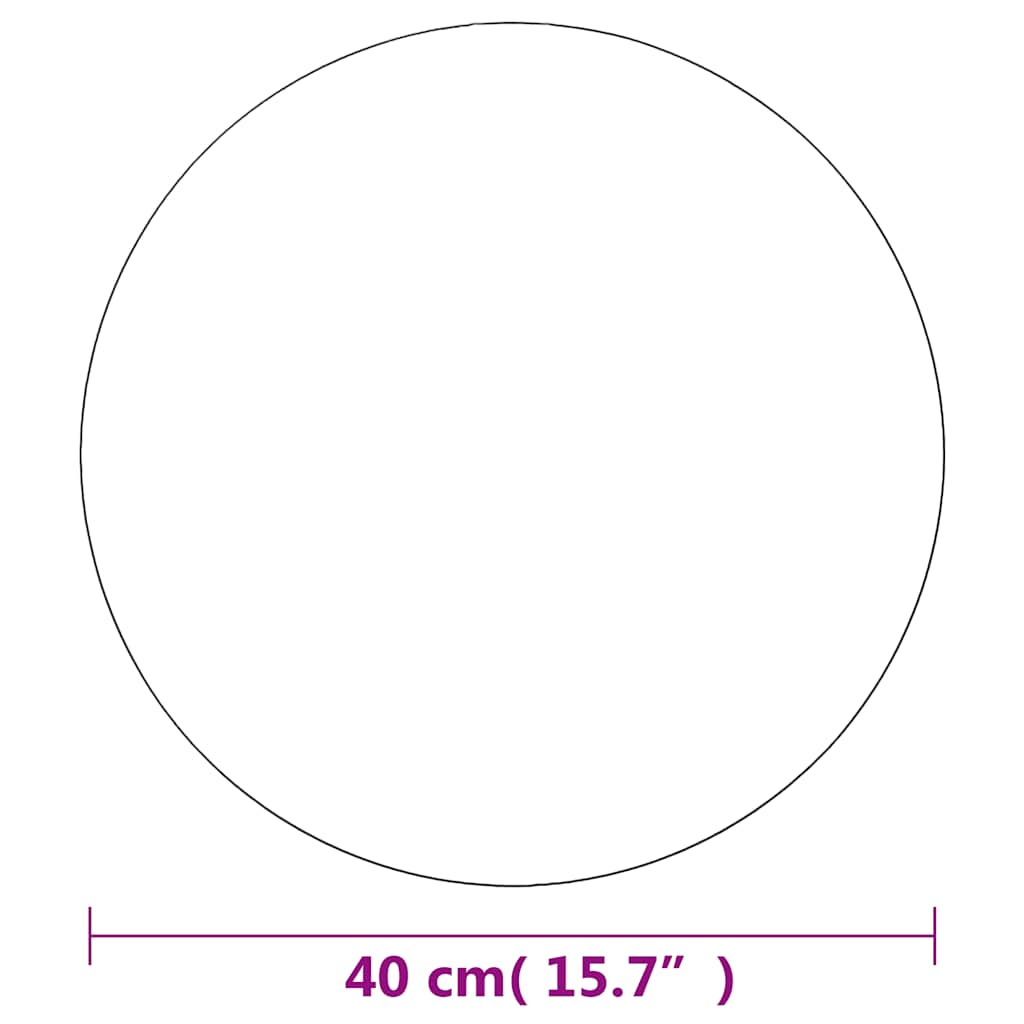 Wandspiegel Rond 40 Cm Glas
