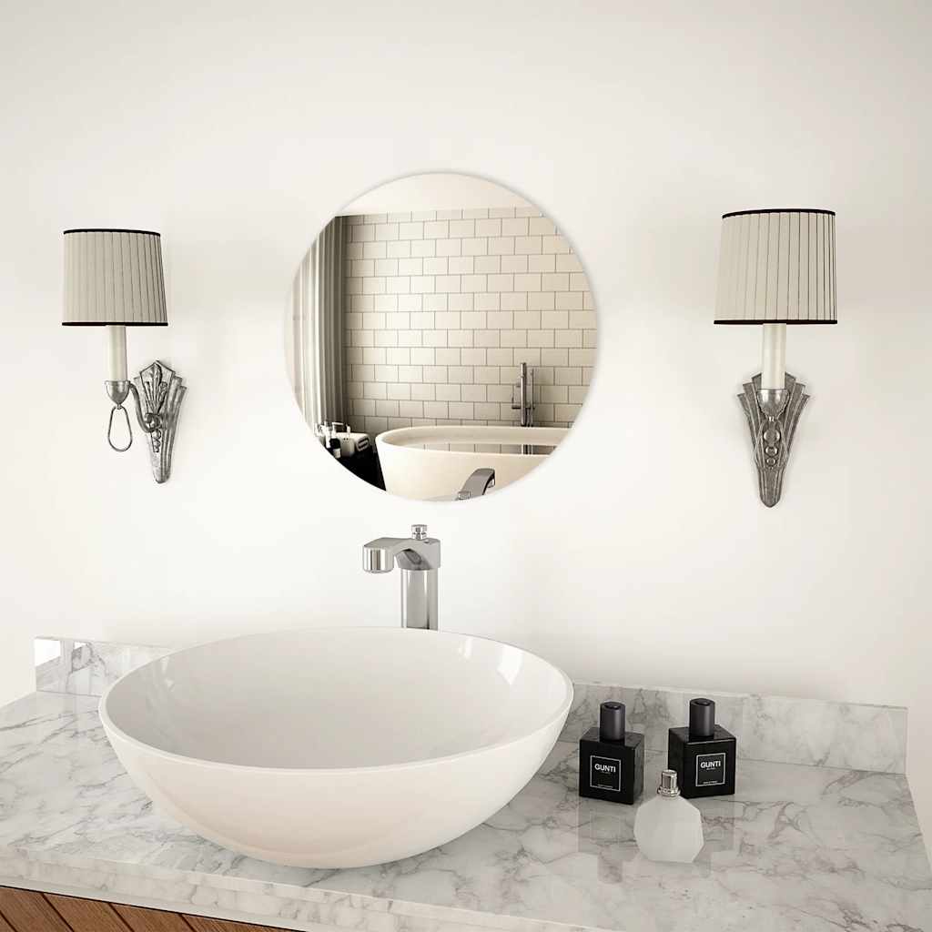 Wandspiegel Rond 40 Cm Glas