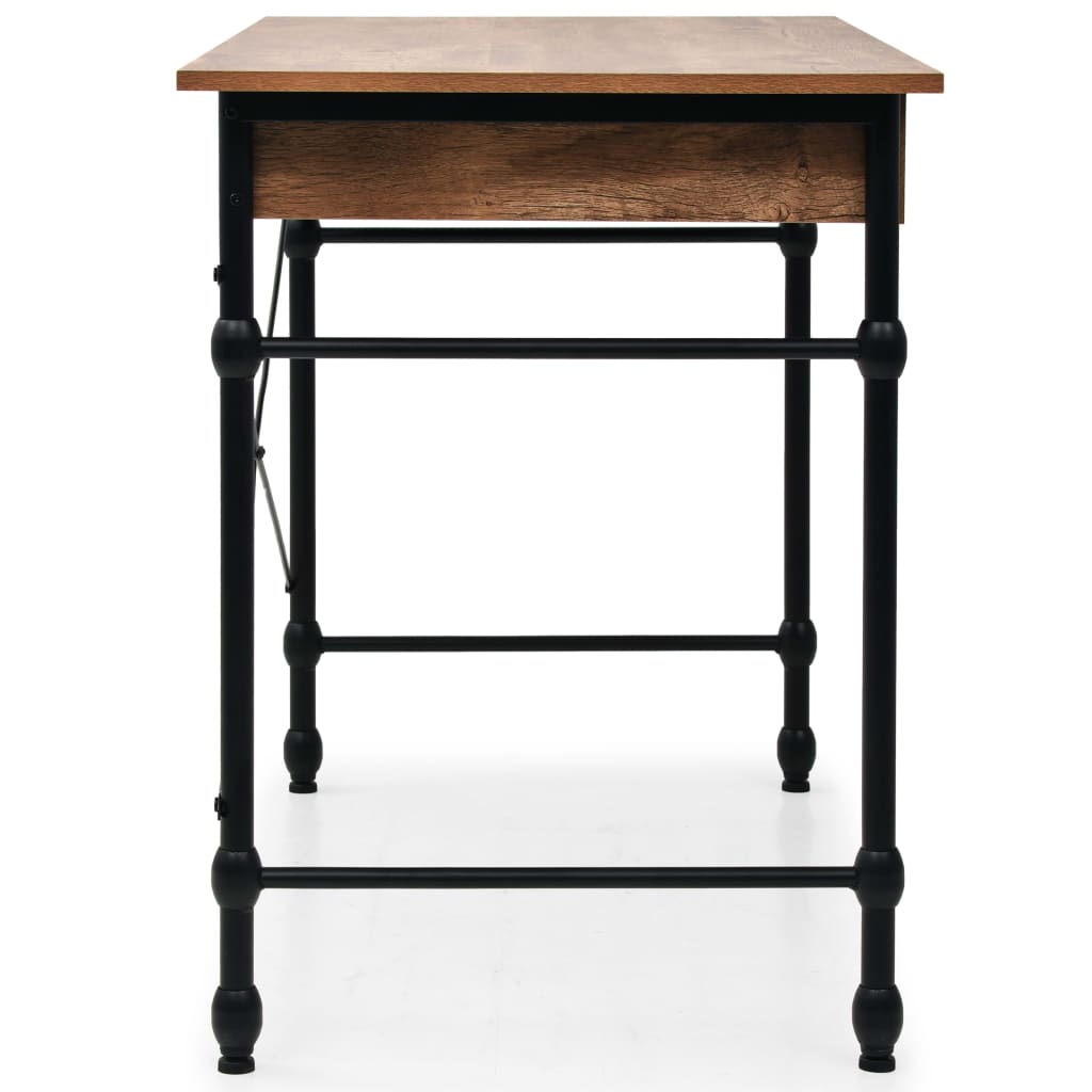 Schrijftafel Met Lade 110X55X75 Cm Eikenkleur