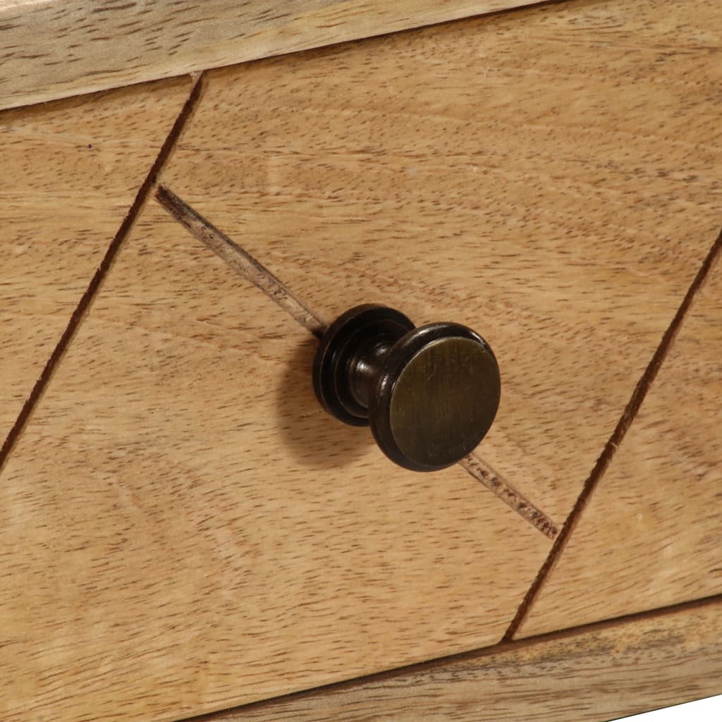 Schrijftafel Met Lades 110X50X76 Cm Massief Mangohout