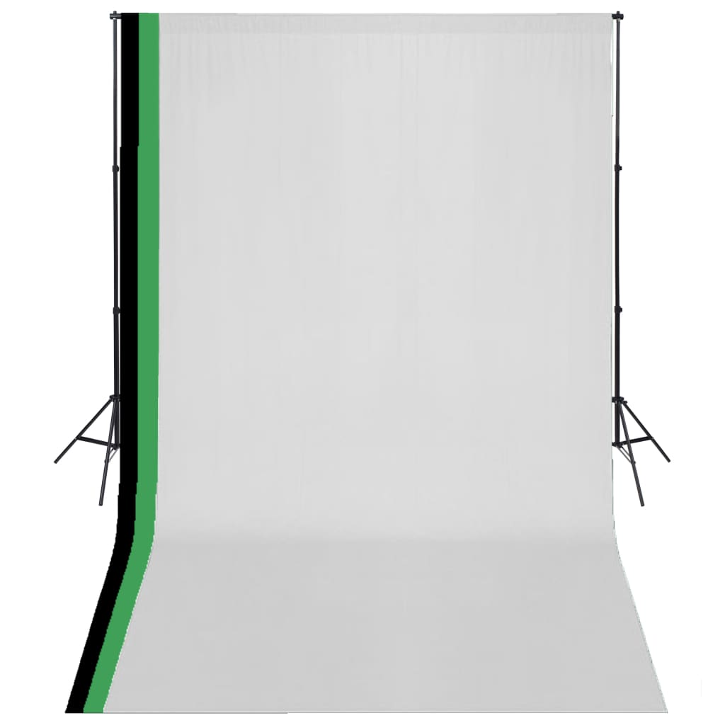 Fotostudioset Met 3 Katoenen Achtergronden En Frame