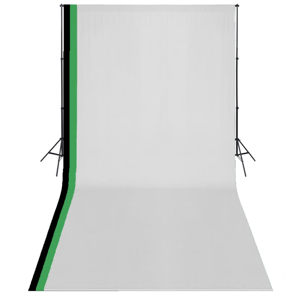 Fotostudioset Met 3 Katoenen Achtergronden En Frame