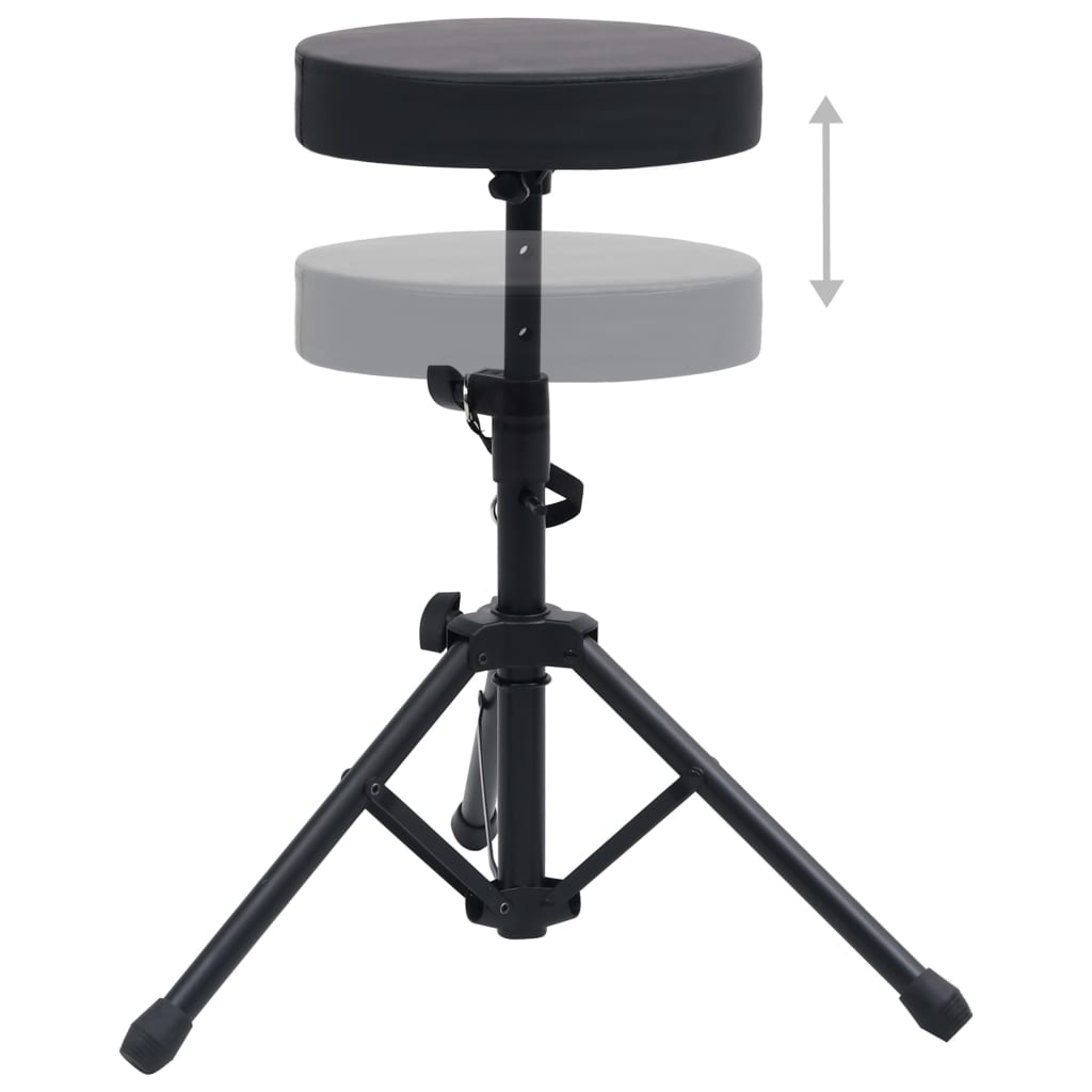 Drumkruk Verstelbaar Rond Zwart