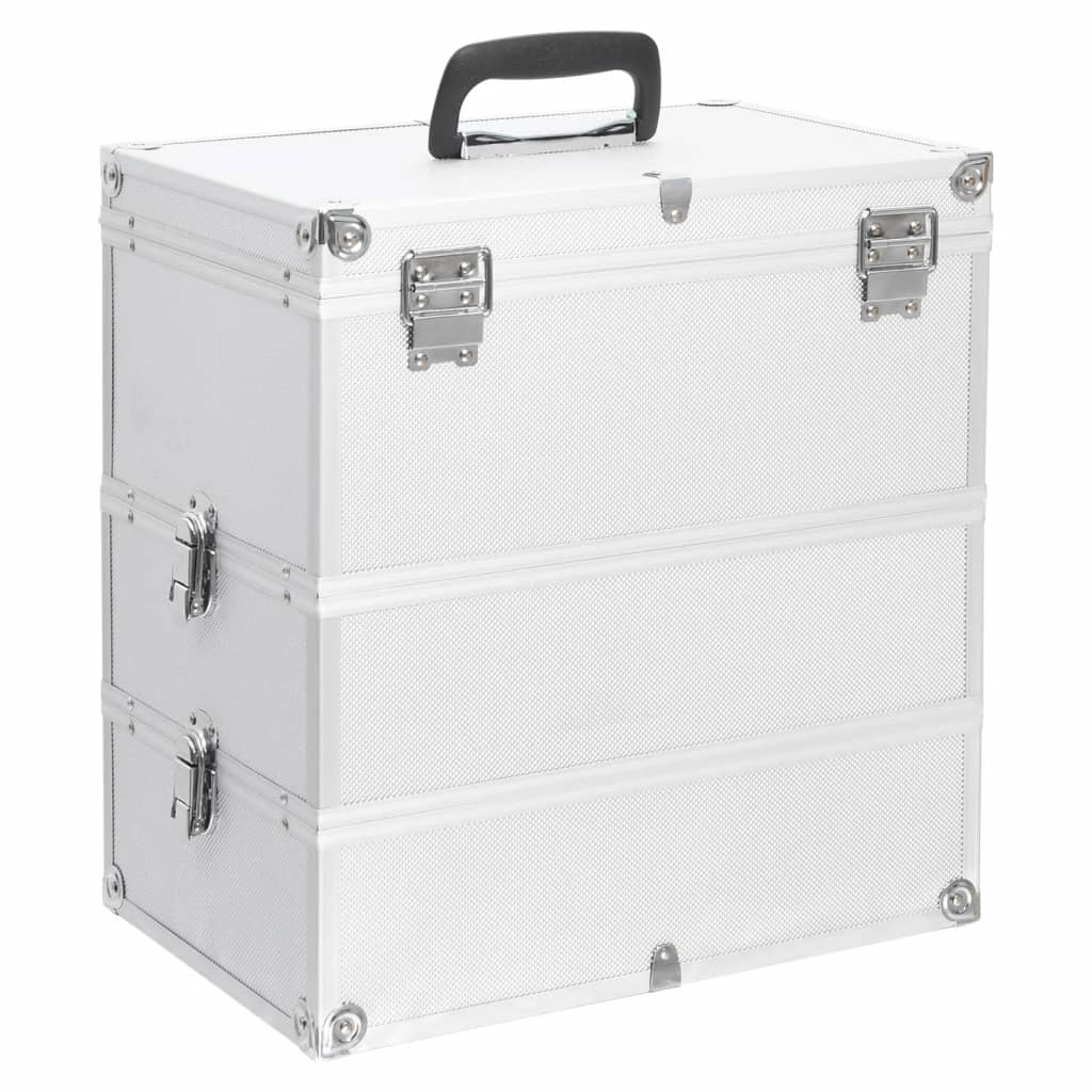 Make-Up Koffer 37X24X40 Cm Aluminium Kleurig
