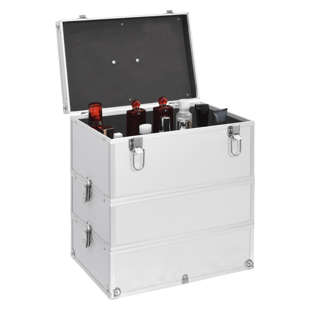 Make-Up Koffer 37X24X40 Cm Aluminium Kleurig