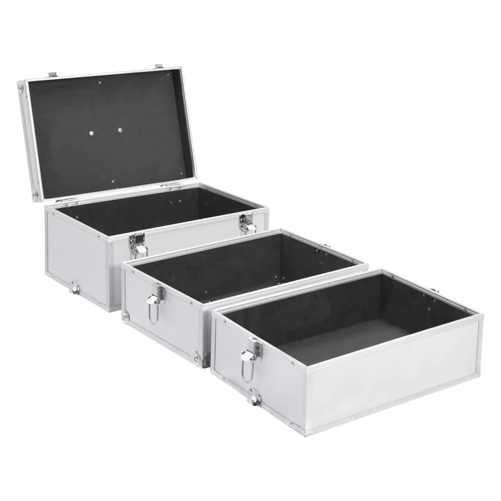 Make-Up Koffer 37X24X40 Cm Aluminium Kleurig