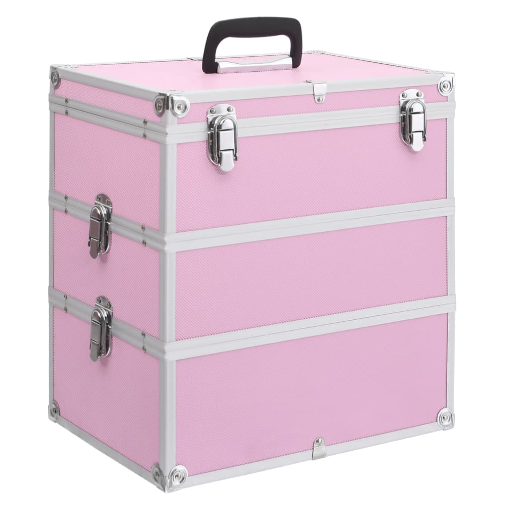 Make-Up Koffer 37X24X40 Cm Aluminium Kleurig