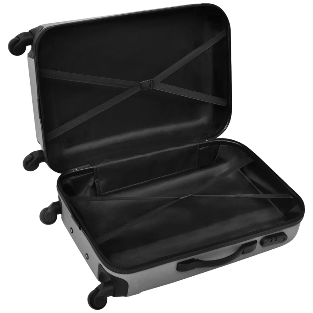 3-Delige Kofferset Hard 45,5/55/66 Cm Kleurig
