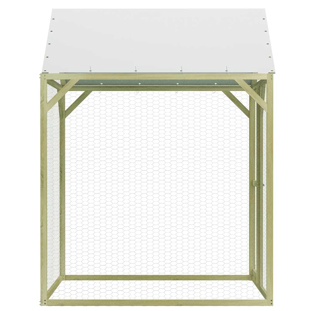 Kippenhok 1,5X1,5X2 M Staal