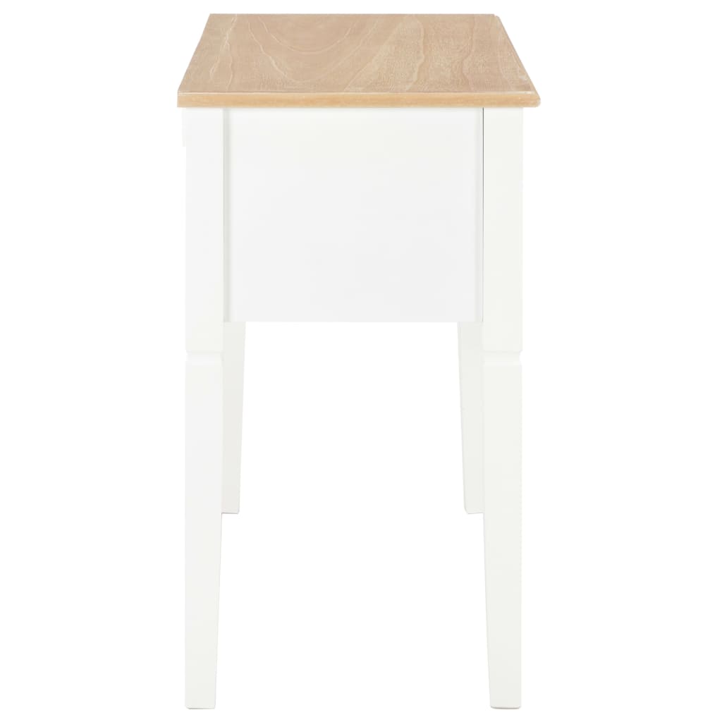 Schrijftafel 109,5X45X77,5 Cm Hout