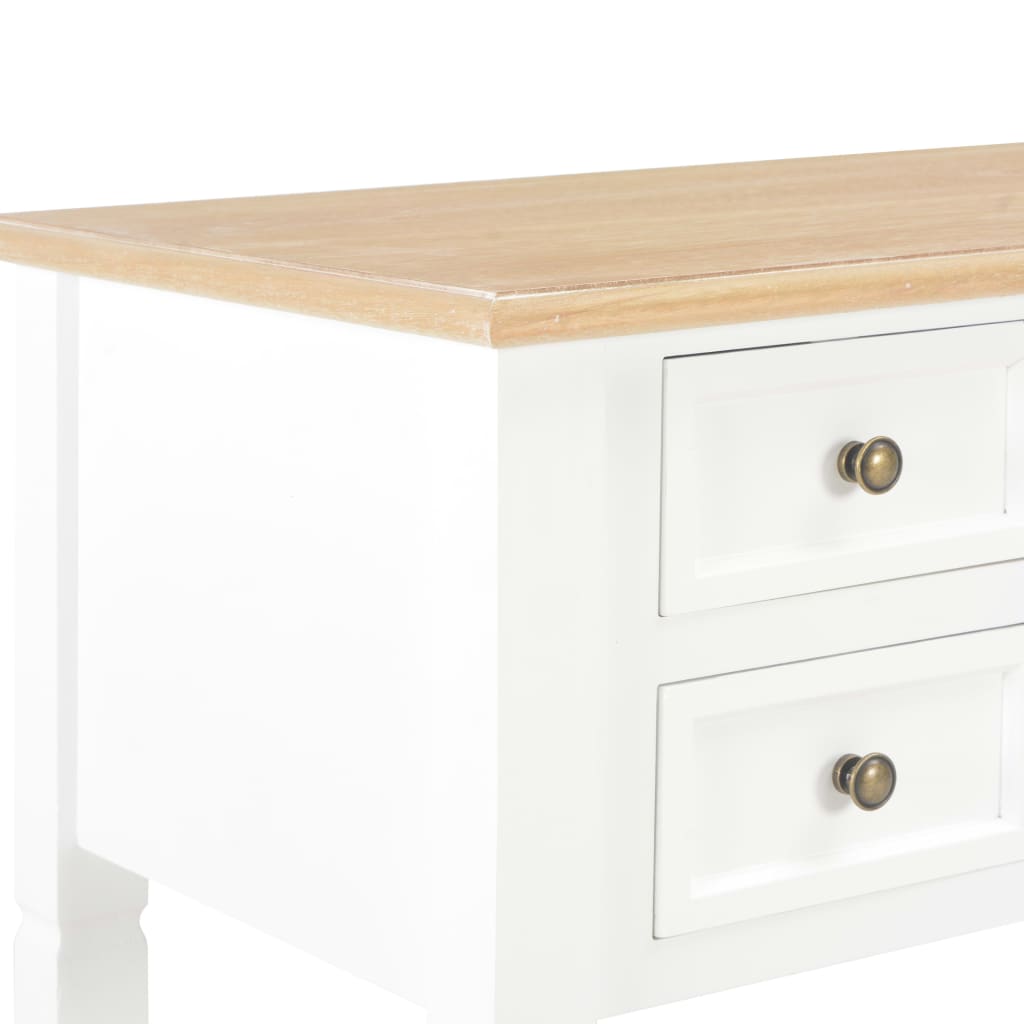 Schrijftafel 109,5X45X77,5 Cm Hout