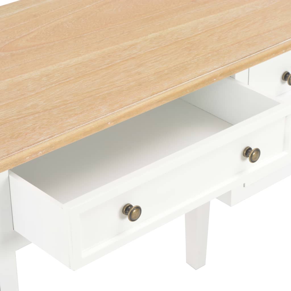 Schrijftafel 109,5X45X77,5 Cm Hout