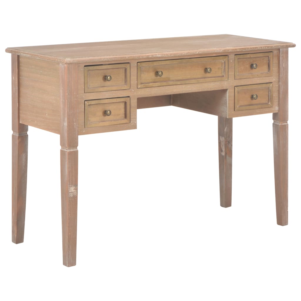 Schrijftafel 109,5X45X77,5 Cm Hout