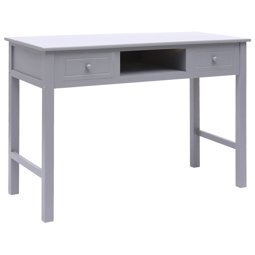 Schrijftafel 110X45X76 Cm Hout Wit