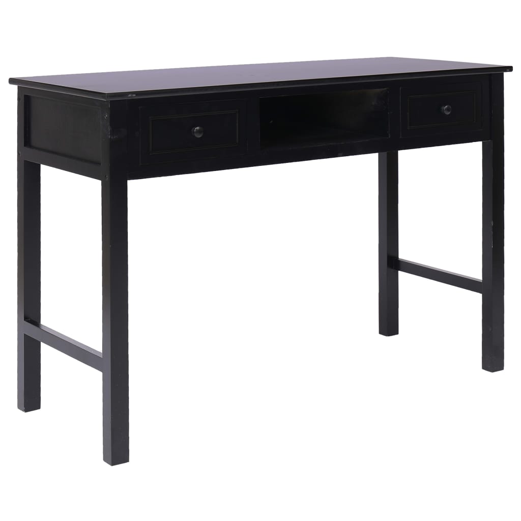 Schrijftafel 110X45X76 Cm Hout Wit