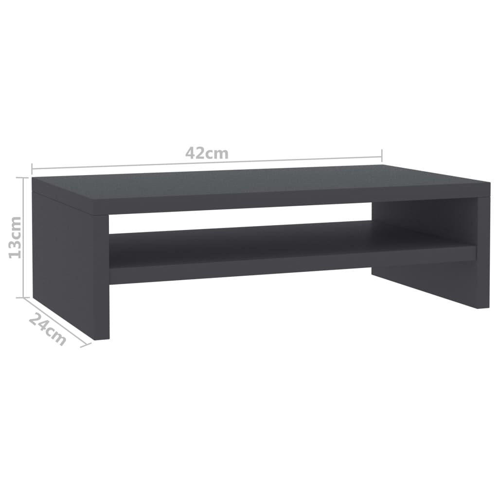 Monitorstandaard 42X24X13 Cm Bewerkt Hout