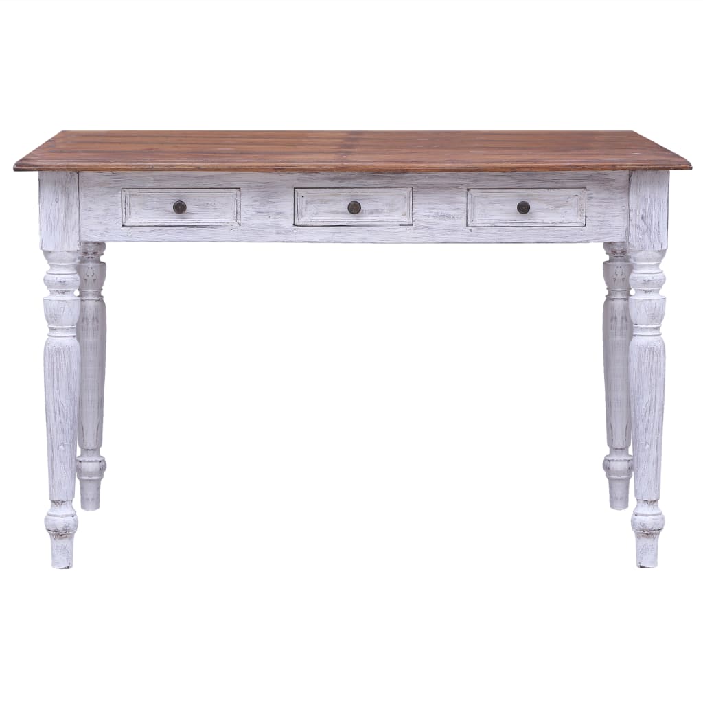 Bureau Met Lades 117X57X75 Cm Massief Mahoniehout