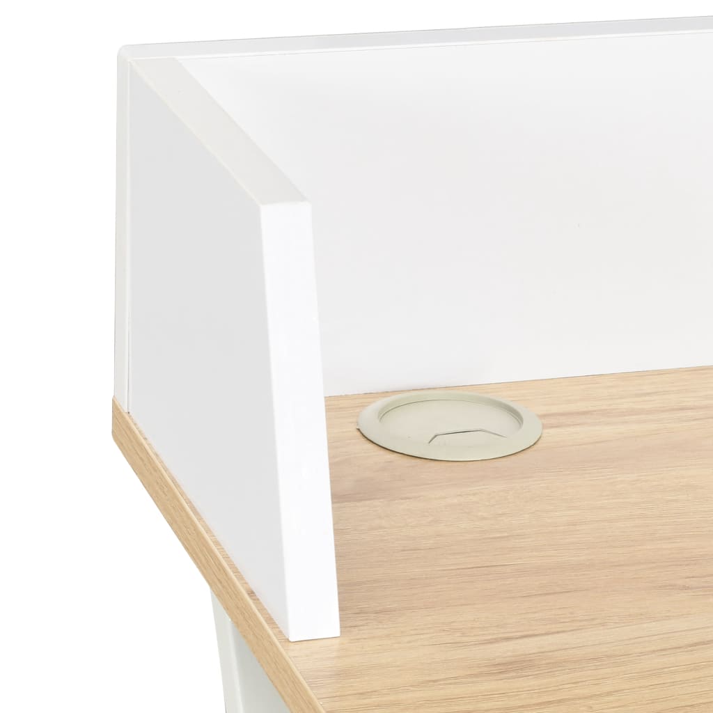 Bureau 80X50X84 Cm En Natuurlijk