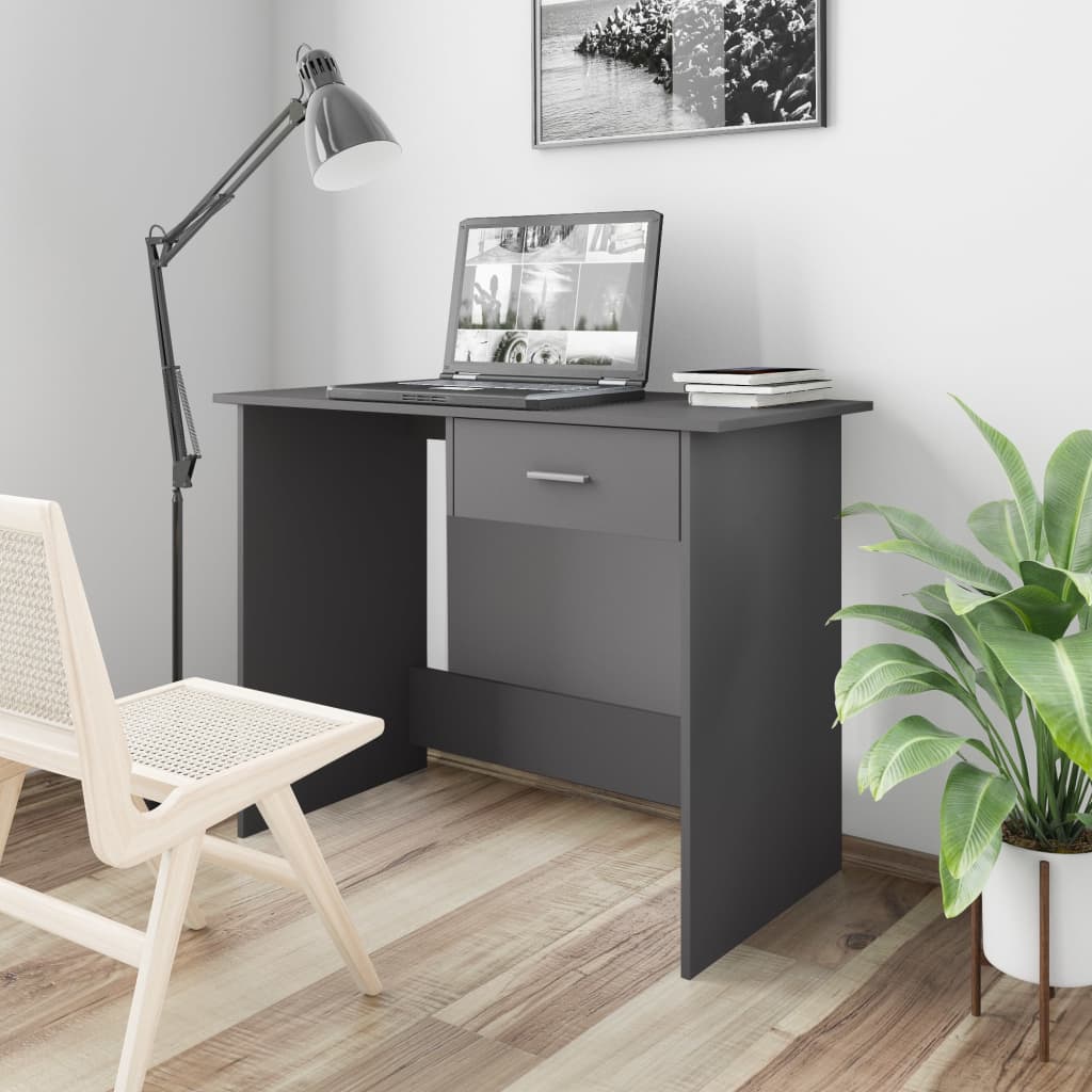 Bureau 100X50X76 Cm Bewerkt Hout