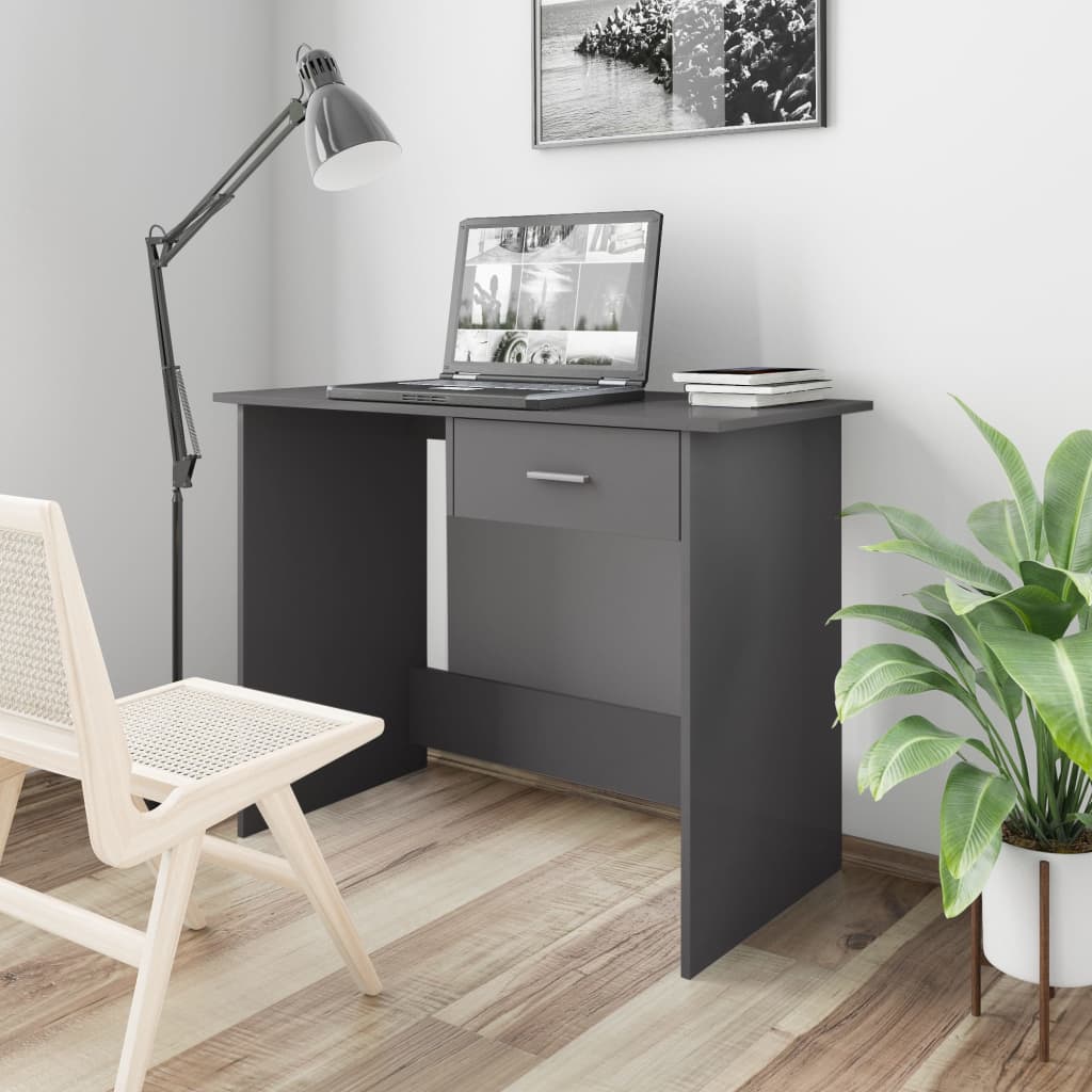 Bureau 100X50X76 Cm Bewerkt Hout