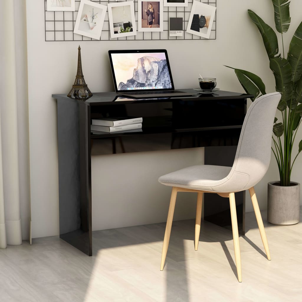 Bureau 90X50X74 Cm Bewerkt Hout