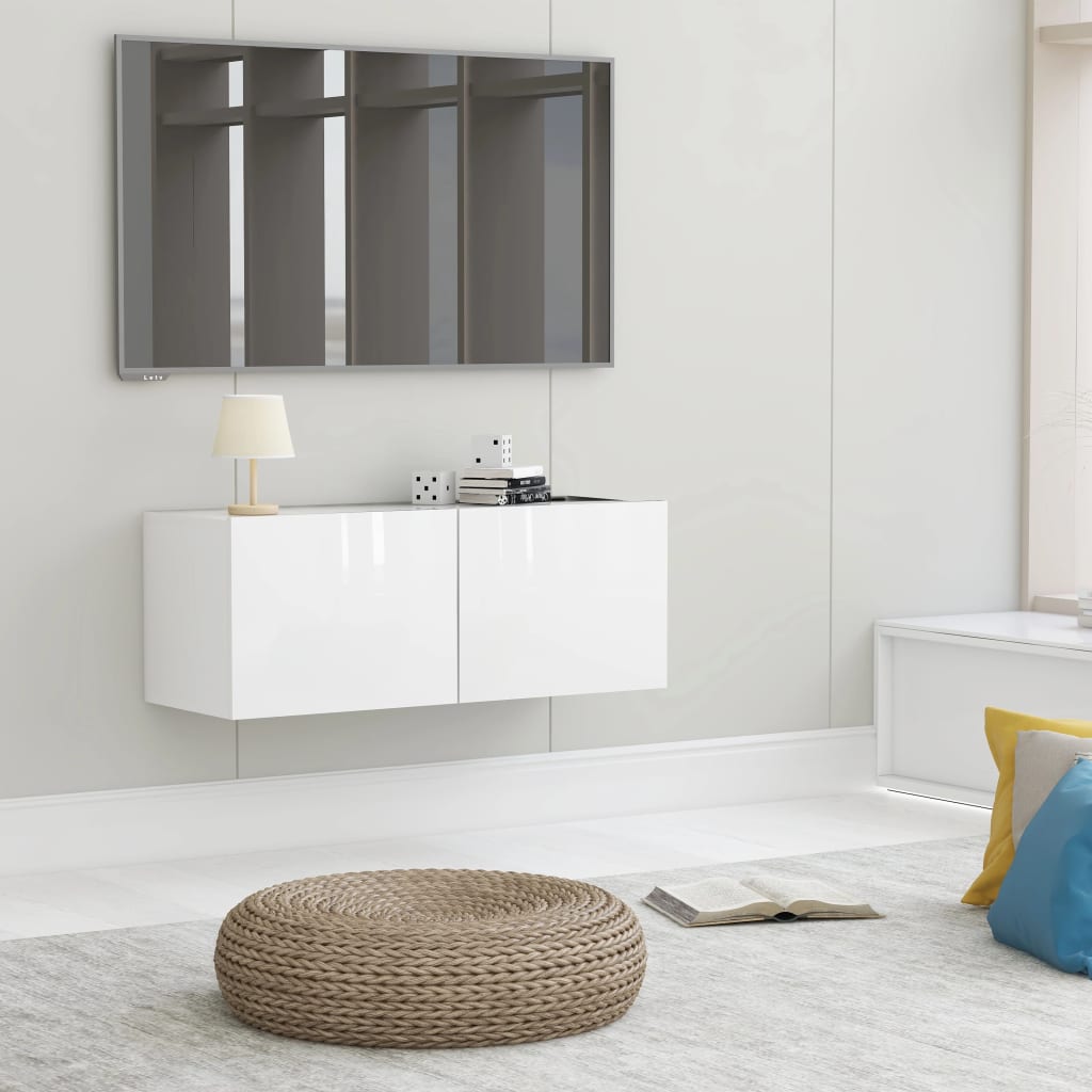 Tv-Meubel 120X30X30 Cm Bewerkt Hout