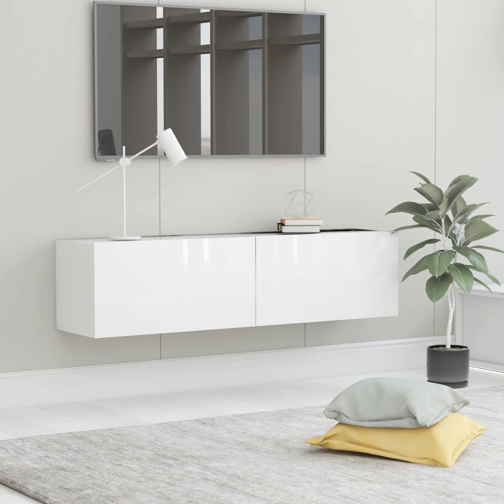 Tv-Meubel 120X30X30 Cm Bewerkt Hout