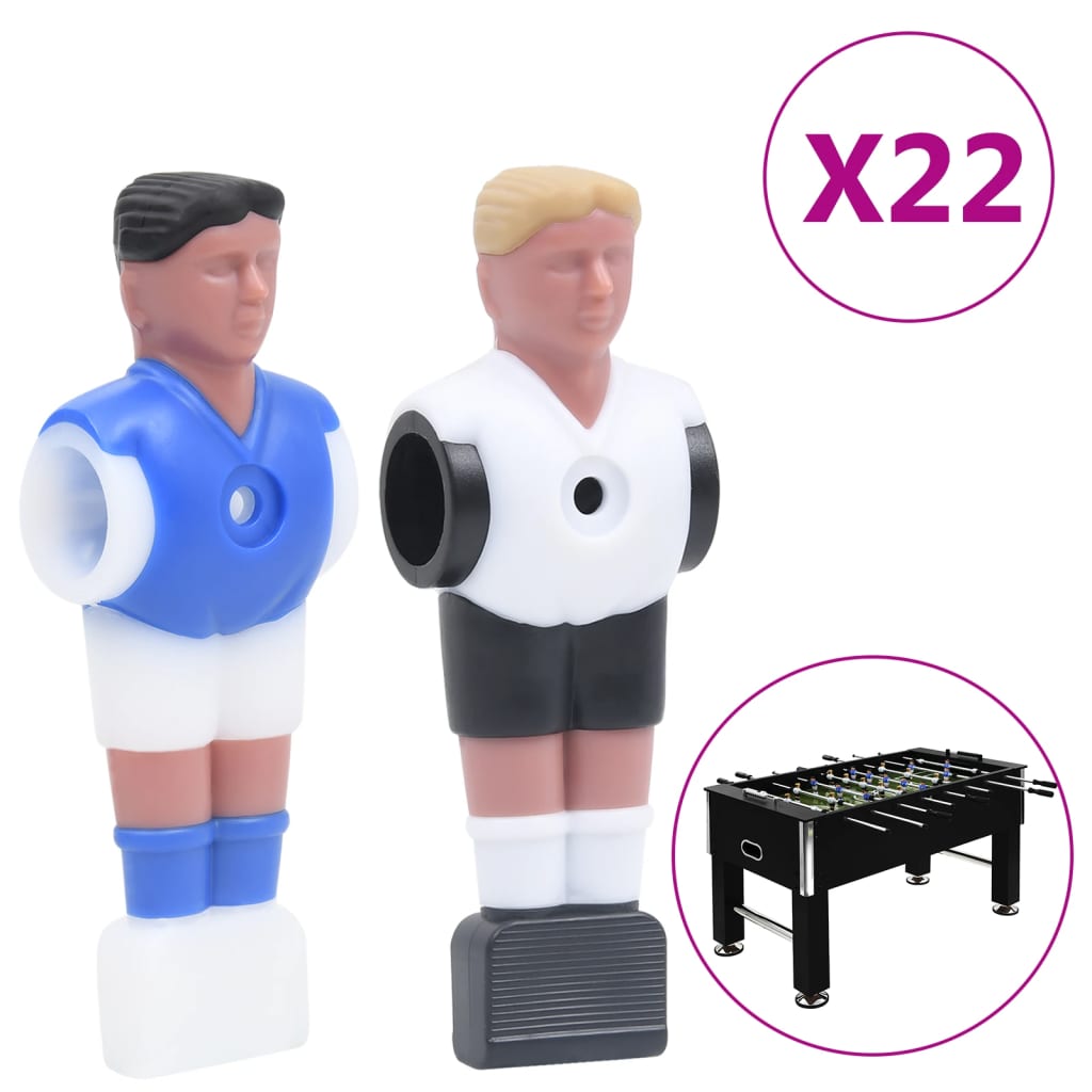 Tafelvoetbalspelers Voor 15,9 Mm Staaf 22 St