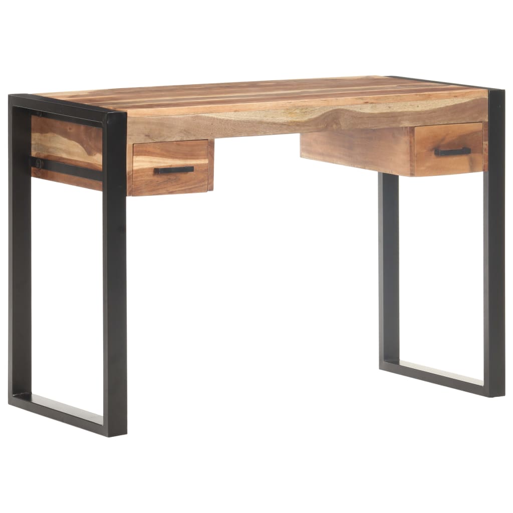 Bureau 110X50X76 Cm Massief Hout