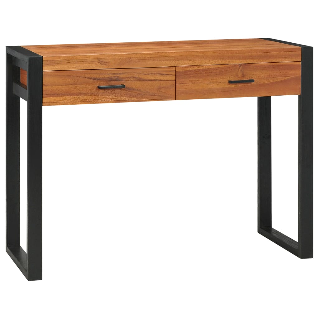 Bureau Met 2 Lades Teakhout