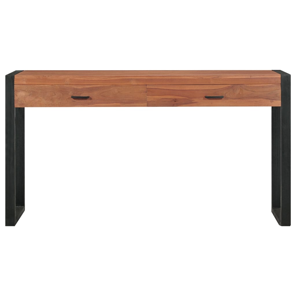 Bureau Met 2 Lades Teakhout
