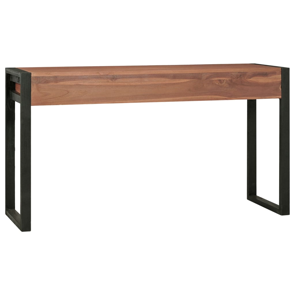 Bureau Met 2 Lades Teakhout
