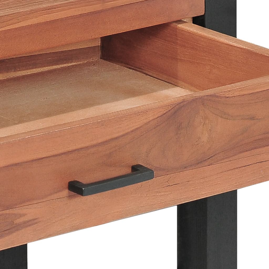 Bureau Met 2 Lades Teakhout