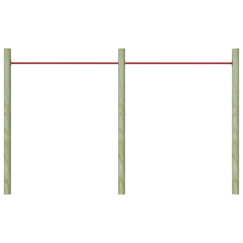 Rekstokken 125 Cm Staal Rood