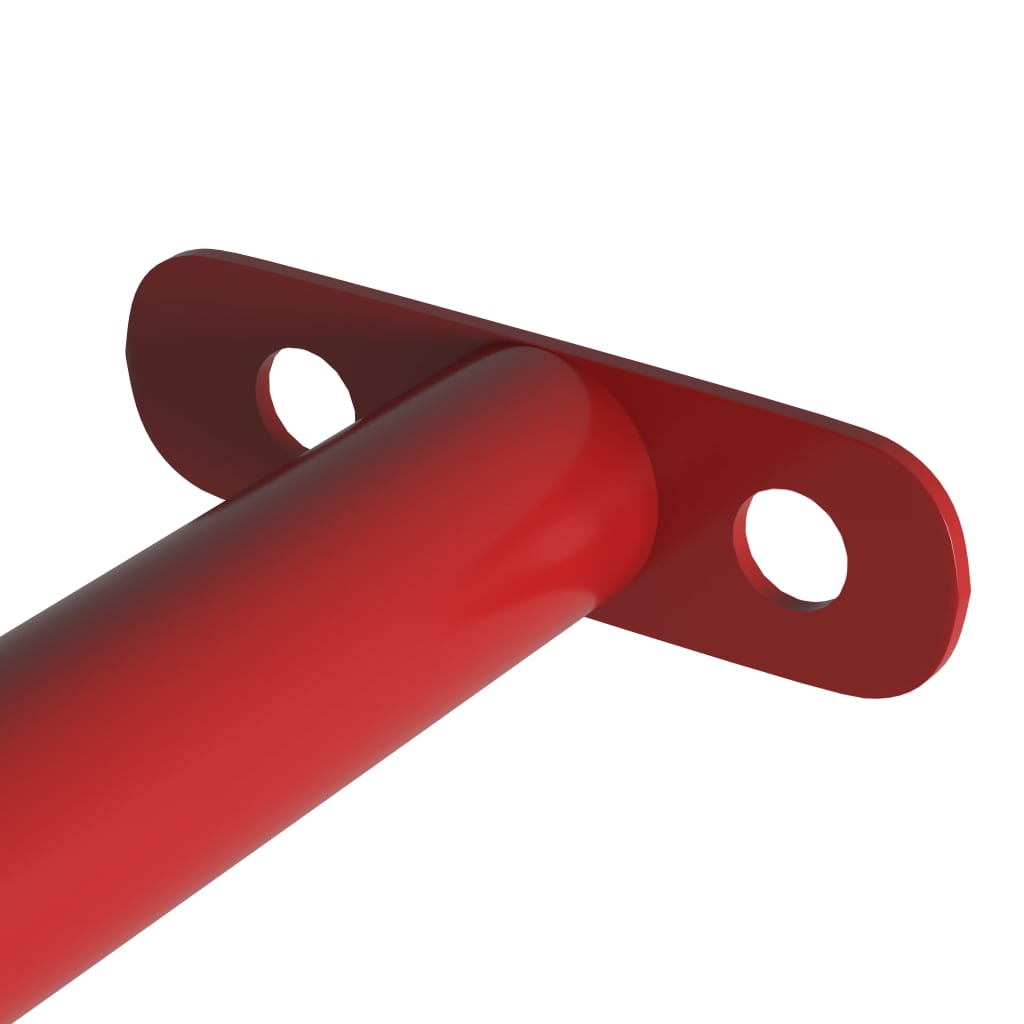 Rekstokken 125 Cm Staal Rood