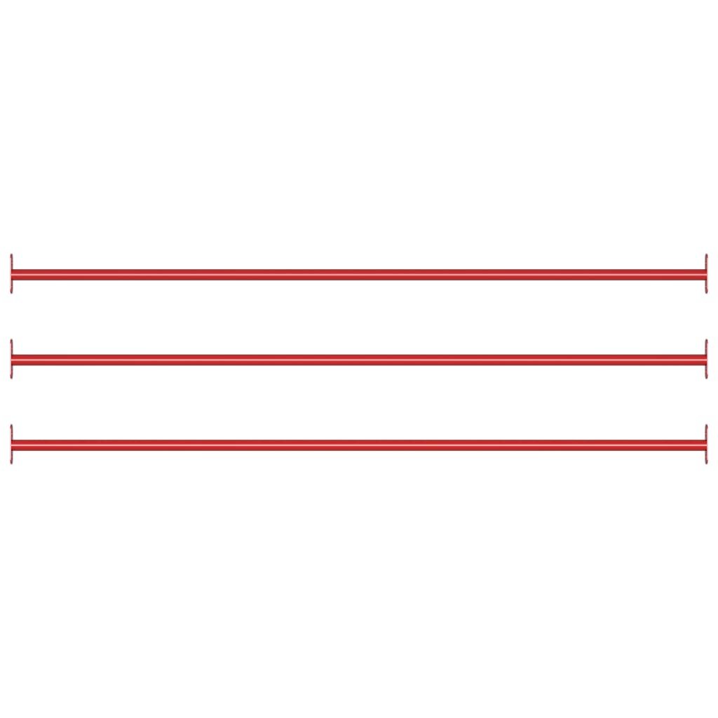 Rekstokken 125 Cm Staal Rood
