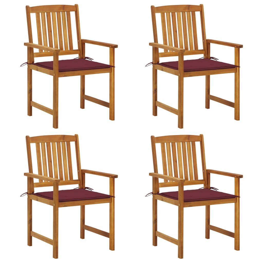 Tuinstoelen Met Kussens Massief Acaciahout