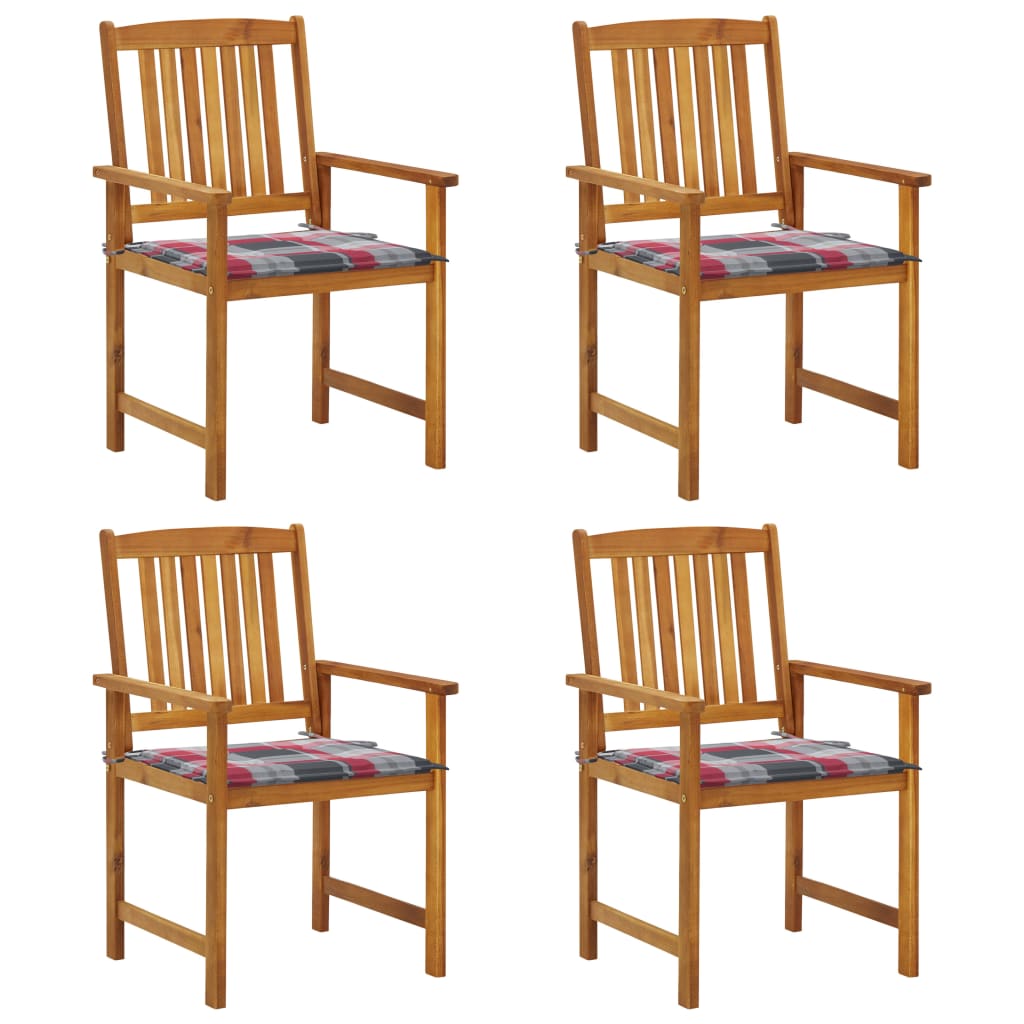 Tuinstoelen Met Kussens Massief Acaciahout
