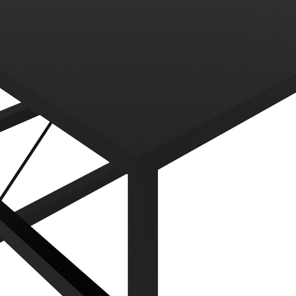 Computerbureau 105X55X72 Cm Mdf En Metaal