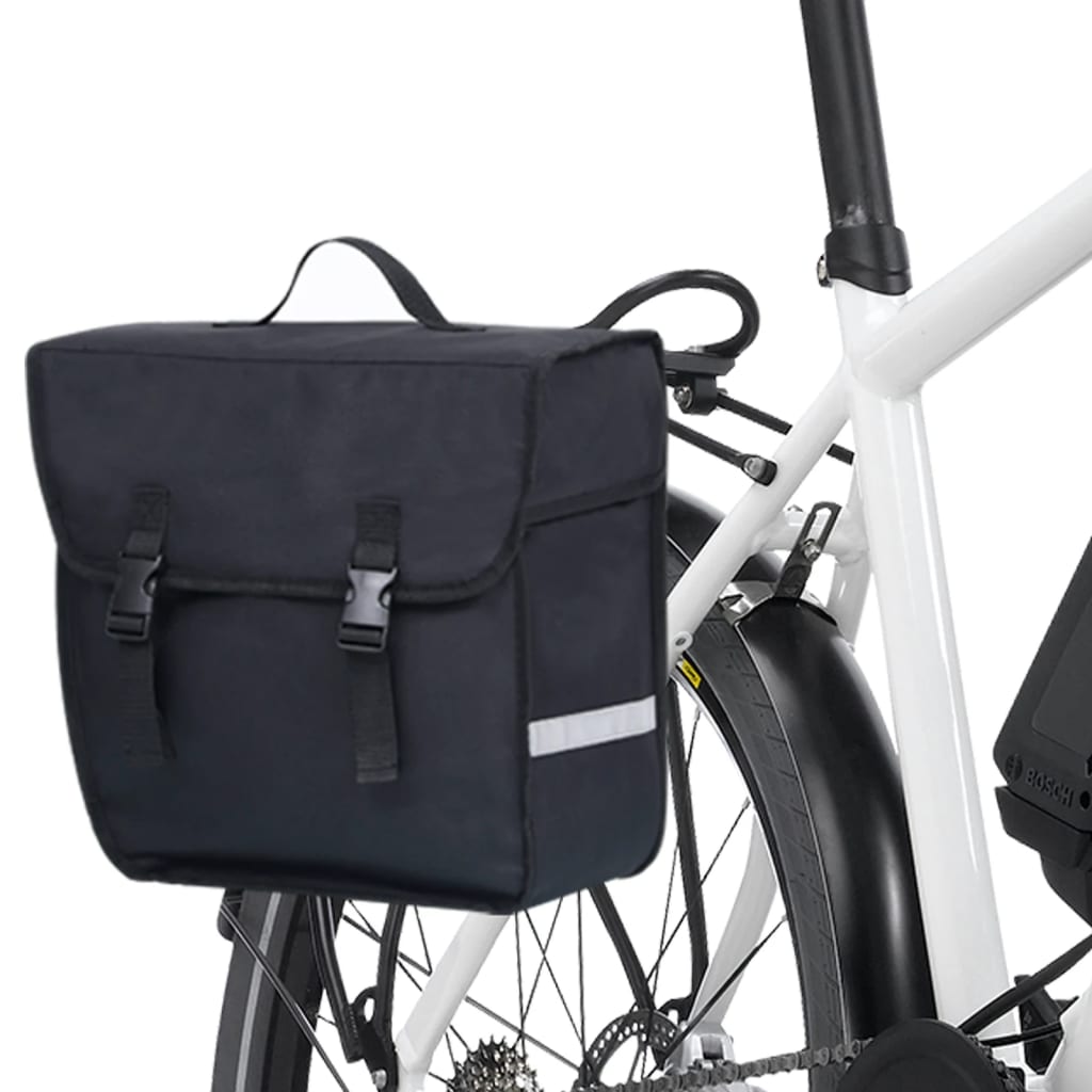 Fietstas Voor Bagagedrager Enkel Waterdicht 21 L Zwart