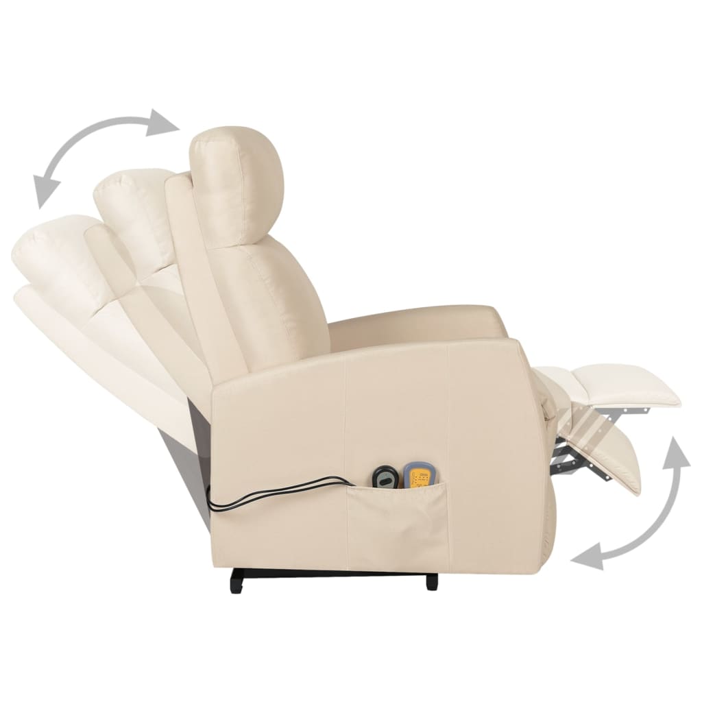Sta-Op-Massagestoel Stof Kleurig