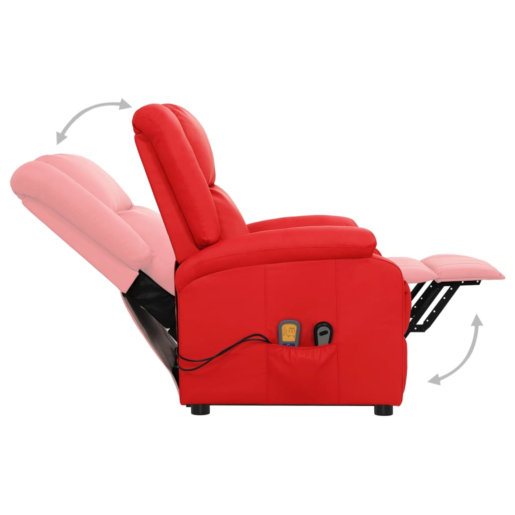 Sta-Op-Massagestoel Kunstleer