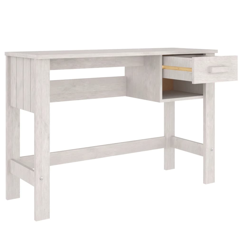 Bureau Hamar 110X40X75 Cm Massief Grenenhout