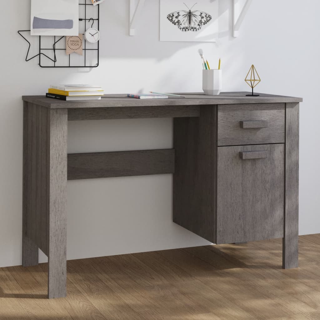 Bureau Hamar 113X50X75 Cm Massief Grenenhout