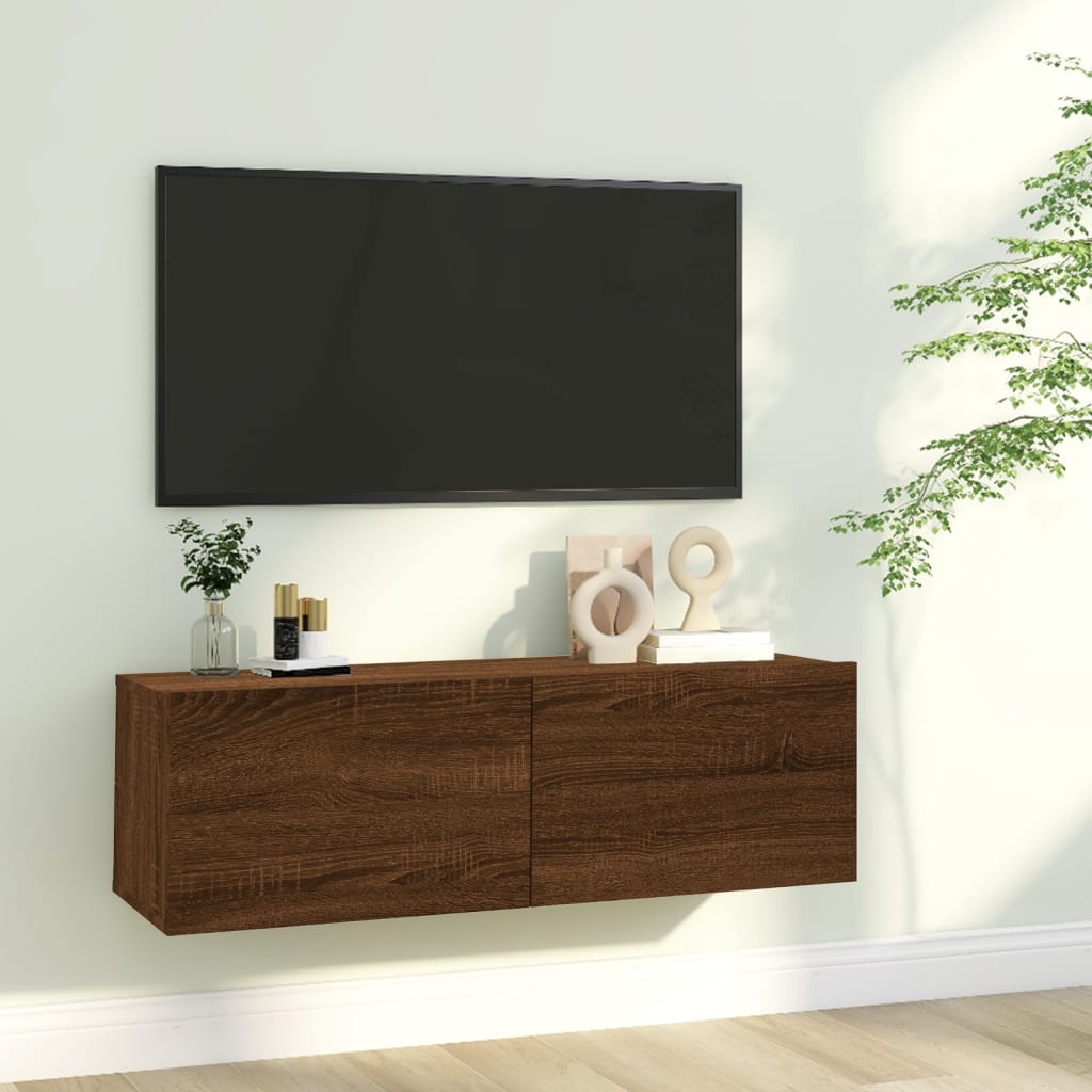 Tv-Meubel 120X30X30 Cm Bewerkt Hout