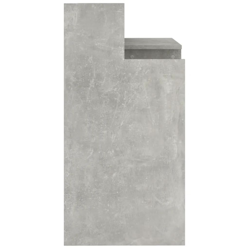 Bureau Met Led-Verlichting 97X45X90 Cm Bewerkt Hout