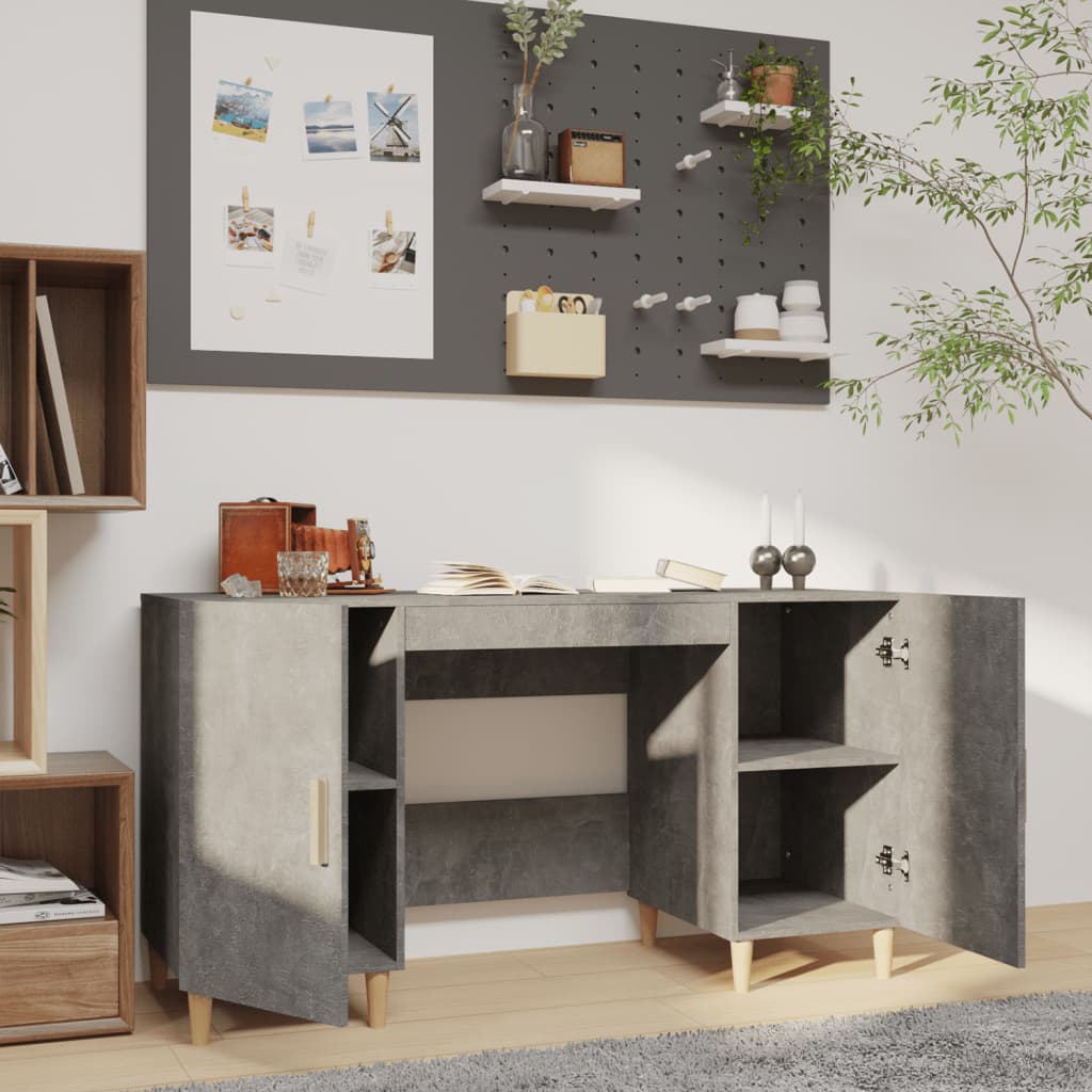 Bureau 140X50X75 Cm Bewerkt Hout