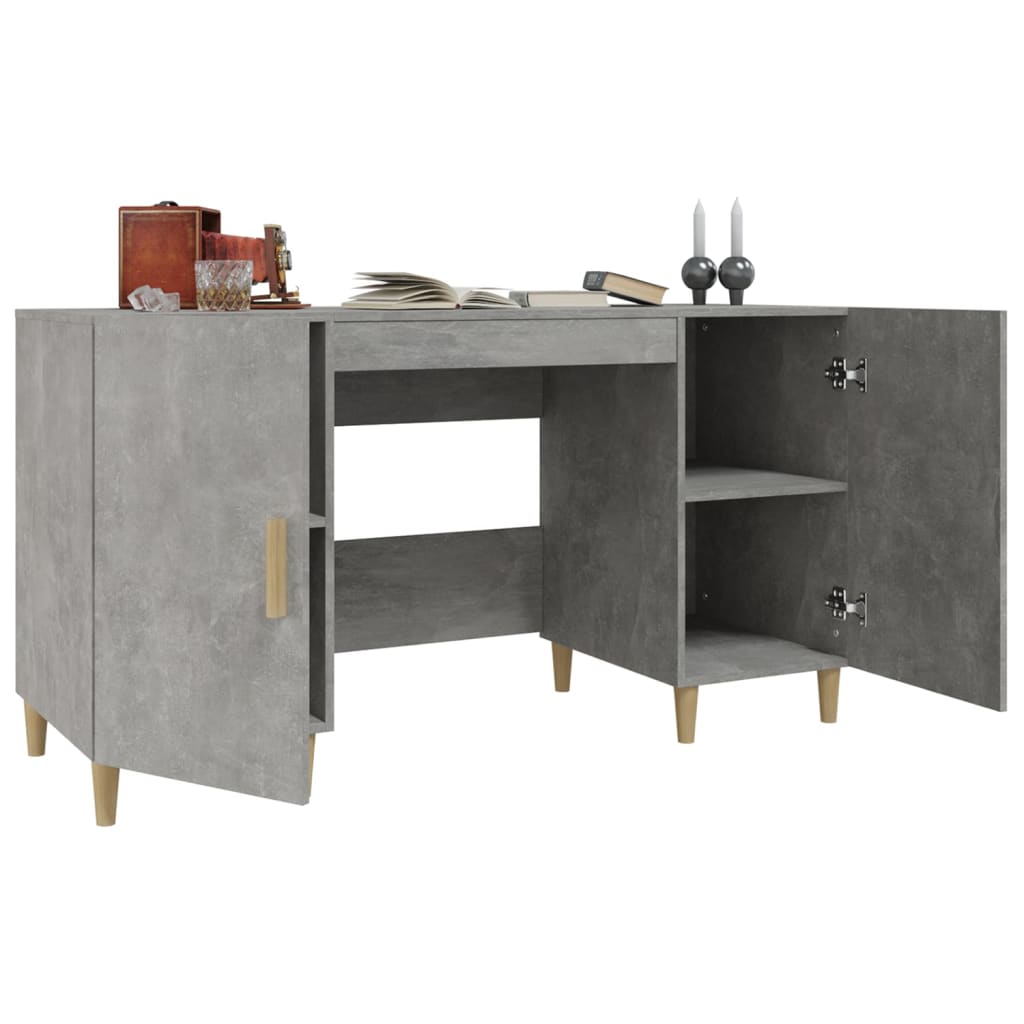 Bureau 140X50X75 Cm Bewerkt Hout