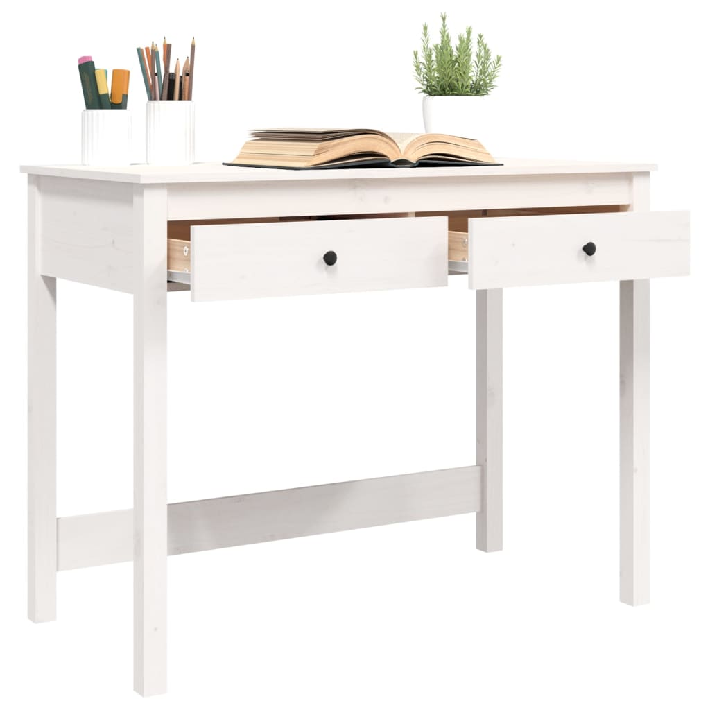 Bureau Met Lades 100X50X78 Cm Massief Grenenhout